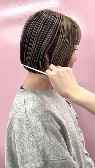 ショート haruka /透明感カラーのヘアスタイル