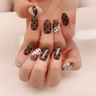 セミロング ネイルJaol 池袋のネイルデザイン