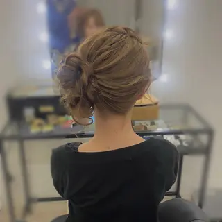 ロング ヘアアレンジ Mikazuki オーナーTeradaのマツエク・マツパデザイン