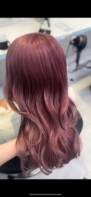 ロング カラー ♥️暖色カラ ー♥️由夏のヘアスタイル