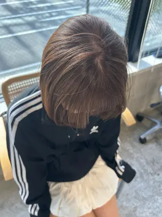 カラー 長崎 紗南のヘアスタイル