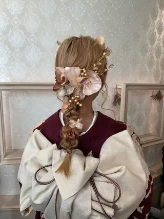 ヘアアレンジ 🦋Misaki🦋 メンズパーマ/着付けのヘアスタイル