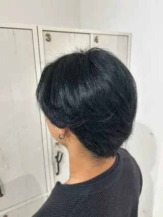ショート メンズ 似合わせ艶カラー/ かなと☆のヘアスタイル