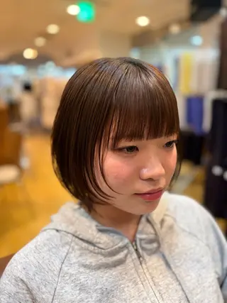 ミディアム 田口 響希のヘアスタイル