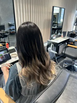 ロング プルエクステ/インナ ーカラー🦊はるなのヘアスタイル