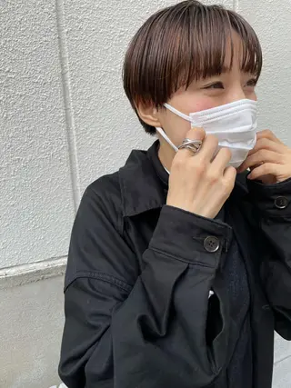 ショート さの あやねのヘアスタイル