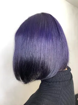 ショート カラー 美髪矯正 🌈髪質改善 山下のヘアスタイル