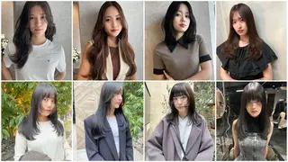 セミロング qpula クプラのヘアスタイル