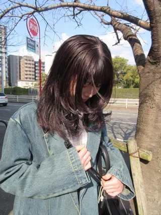 カラー qpula misuzuのヘアスタイル