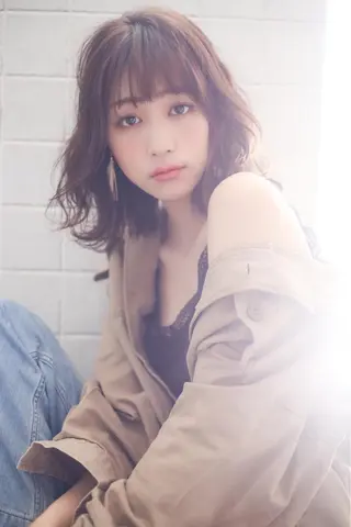 ロング カラー ヘアアレンジ 🤎艶髪×透明感🤎 【𝙔𝙐𝙕𝙐】のヘアスタイル