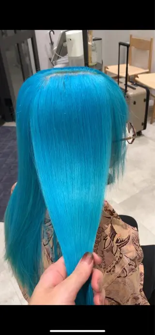 ロング カラー れい🫧 ハイトーン特化のヘアスタイル