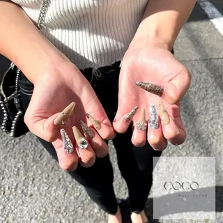 ネイル NAIL SALON / 耳ツボ HBLのネイルデザイン