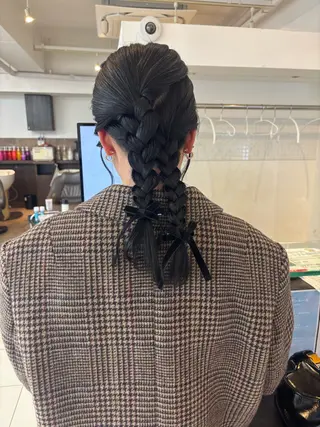 ヘアアレンジ ブリーチ透明感カラー /レイヤー👗しずかのヘアスタイル