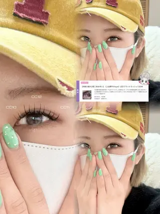 マツエク・マツパ 韓国まつげ🩶美眉 /AYANEのマツエク・マツパデザイン