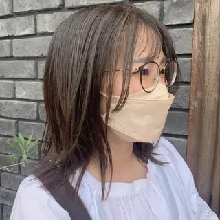 ミディアム コウノス マサコのヘアスタイル