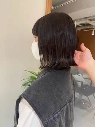 ショート カラー mei|顔まわり ×透明感カラーのヘアスタイル