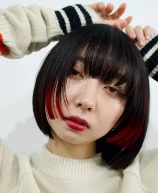 ミディアム カラー Yuto /レイヤー、ウルフのヘアスタイル