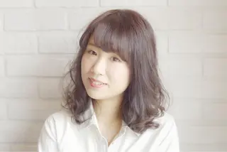 ミディアム 富岡 俊行のヘアスタイル