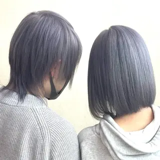 ショート カラー 奥山義進/大宮 /ダブルカラーのヘアスタイル