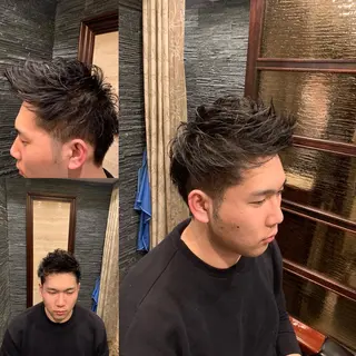 ショート ガンバレ原田 航海のヘアスタイル
