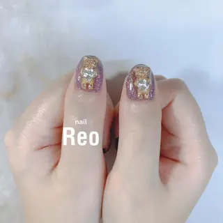 ミディアム ネイル Reonail 💕Kana💕のネイルデザイン