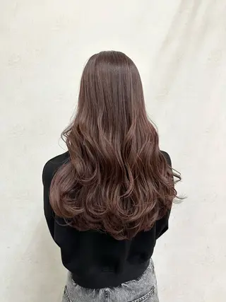 ロング rio¦ブラウン¦暗 髪¦縮毛矯正🌙のヘアスタイル