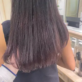 ロング カラー ヘアアレンジ 透明感カラー 古山 結季🌙🖤のヘアスタイル