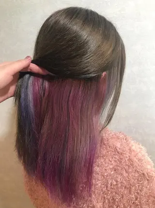 ロング カラー 🧡色落ちまで2度綺 麗なカラー🧡ヨシキのヘアスタイル