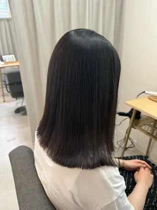 ミディアム 艶髪カラー😊 西久保光✂️のヘアスタイル