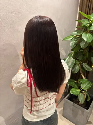 ロング 艶髪໒꒱／透明感 カラー🍀_そら🪽のヘアスタイル