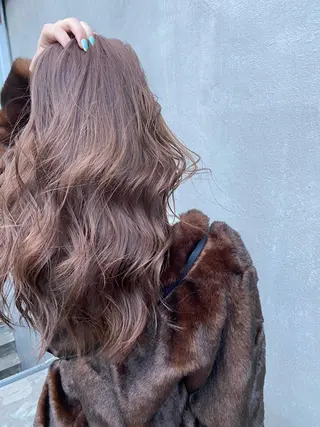 ロング カラー パーマ ヘアアレンジ メンズ キッズ ネイル マツエク・マツパ レイヤー/顔周り 韓国ヘア森田和貴のヘアスタイル