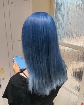 ロング カラー ハイトーン/ブリーチ 💙みずき💙のヘアスタイル