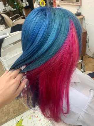 ロング カラー Fan.ray店長 🌈 HIBIKIのヘアスタイル