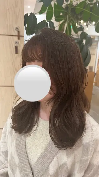 ロング カラー adorable ︎🫧水澤真子のヘアスタイル