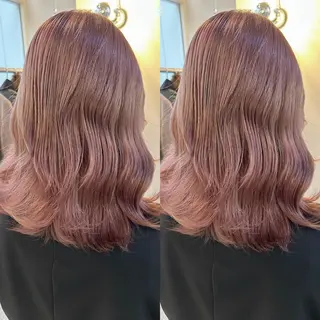 ミディアム カラー yoriダブルカラー 代表すがわらのヘアスタイル