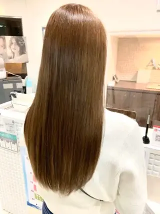 ロング 艶髪酸性縮毛🥇 ディレクター土手内徹のヘアスタイル