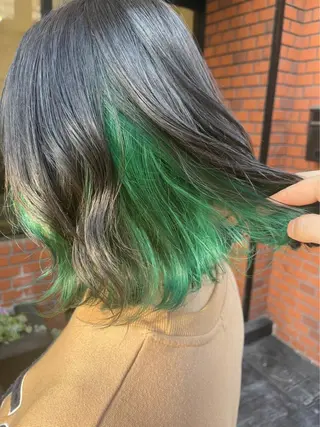 ミディアム カラー 髪質改善/ ツヤ髪カラー/高井のヘアスタイル