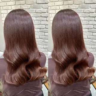 セミロング 髪質改善&ヘアケア 永山若奈のヘアスタイル