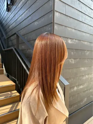 セミロング カラー color& 髪質改善🌷saeのヘアスタイル