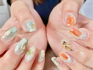 ネイル sharesalon PESCAのネイルデザイン