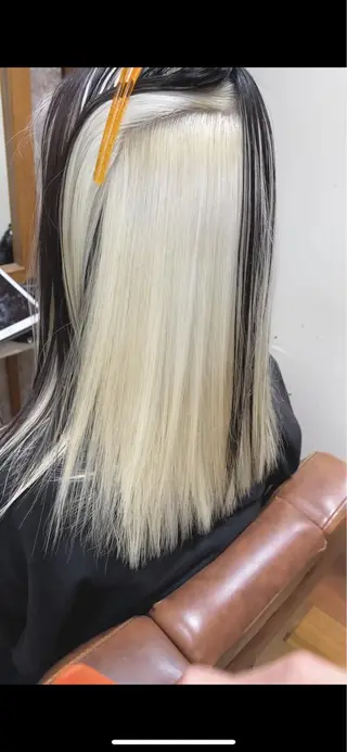 ミディアム カラー 内山 京耶のヘアスタイル