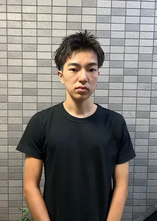 ショート パーマ メンズ 💈メンズ短髪特化 ✂︎伊藤大輝💈のヘアスタイル