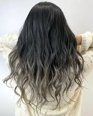 ロング カラー パーマ ヘアアレンジ キッズ ★ 里奈★のヘアスタイル