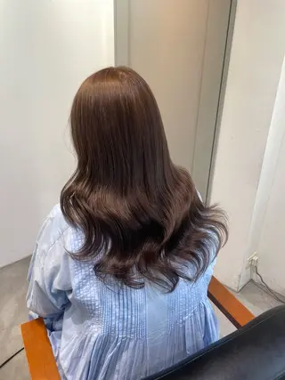 ロング mion🦋韓国ヘア 透明感カラー🫧のヘアスタイル