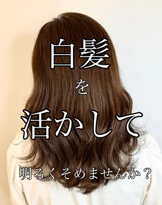 セミロング カラー ✨似合うのその先へ✨ 田中延和のヘアスタイル