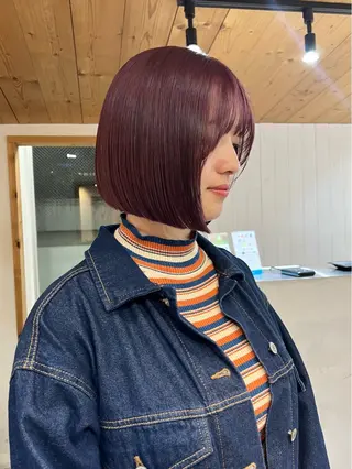 ミディアム 暖色カラー/レイヤー カット☁️MEI☁️のヘアスタイル