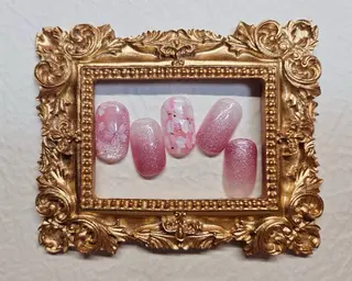 ネイル 花花 ネイルサロンのネイルデザイン