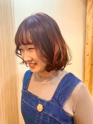 ミディアム カラー 🌸スタイリスト 山浦美恵のヘアスタイル