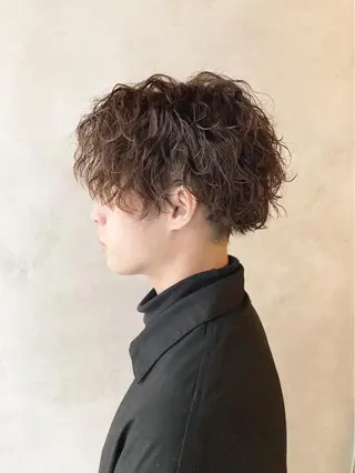 パーマ メンズ メンズサロン アソビ元町のヘアスタイル