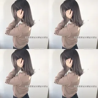 ロング カラー あさだ しゅうたろうのヘアスタイル